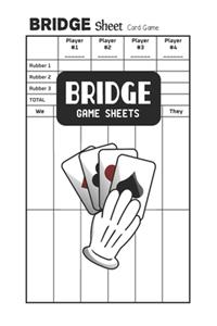 Bridge Game Sheets