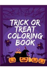 Trick Or Treat Coloring Book