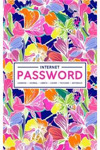 Internet Password Logbook - Journal - Libreta - Cahier - Taccuino - Notizbuch