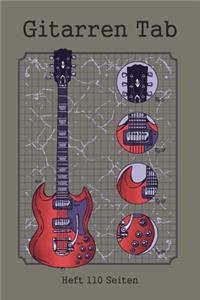 Gitarren Tab Heft 110 Seiten