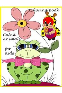 Cutest Animal Coloring Book For Kids
