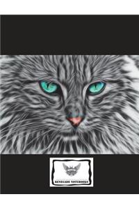 Unruled (Unlined) Blank Composition Notebook (8.5