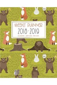 Weekly Planner 2018 - 2019, 16 Month Sept 2018 - Dec 2019