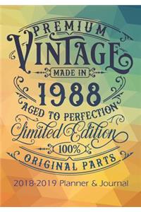 Premium Vintage Made In 1988 Aged To Perfection All Original Parts