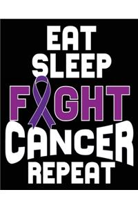 Eat Sleep Fight Cancer Repeat