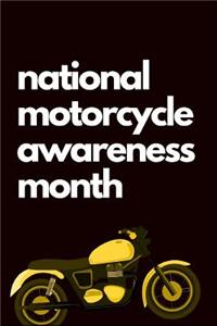 National Motorcycle Awareness Month