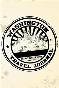 Washington Travel Journal: Blank Lined Vacation Holiday Notebook