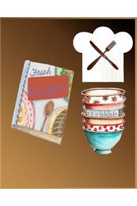 Recipes ( Blank Cookbook, Journal)