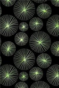 Journal Notebook Watercolor Dandelion Puff Balls Pattern 6