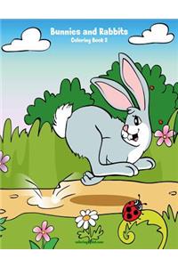 Bunnies and Rabbits Coloring Book 2