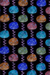 Journal Notebook Abstract Sketchy Trees Pattern 5
