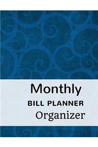 Monthly Bill Planner Organizer