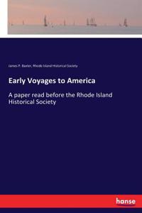 Early Voyages to America