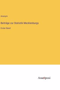 Beiträge zur Statistik Mecklenburgs