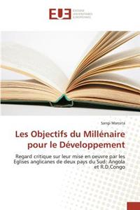 Les Objectifs Du Millénaire Pour Le Développement
