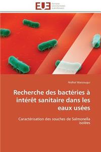 Recherche Des Bactéries À Intérèt Sanitaire Dans Les Eaux Usées