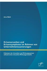 Krisenursachen und Krisensymptome im Rahmen von Unternehmenssanierungen