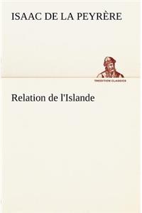 Relation de l'Islande