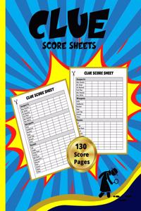 Clue Score Sheets