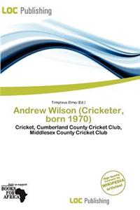 Andrew Wilson (Cricketer, Born 1970)