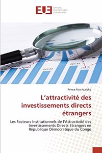 L'attractivité des investissements directs étrangers