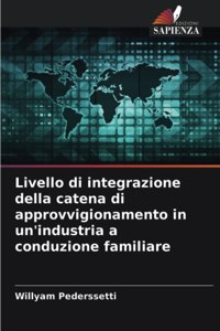 Livello di integrazione della catena di approvvigionamento in un'industria a conduzione familiare