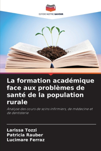 formation académique face aux problèmes de santé de la population rurale