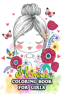 Flower Coloring Book for Girls