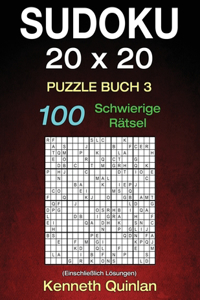 Sudoku 20 x 20 Puzzle Buch 3