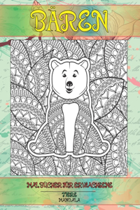Malbücher für Erwachsene - Mandala - Tiere - Bären