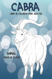 Libro de colorear para adultos - Menos de 10 euro - Animal - Cabra