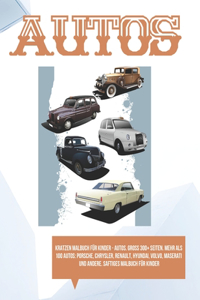Kratzen Malbuch für Kinder - Autos. Groß 300+ Seiten. Mehr als 100 Autos