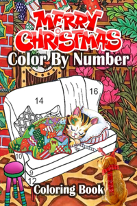 Merry Christmas Color By Number Coloring Book