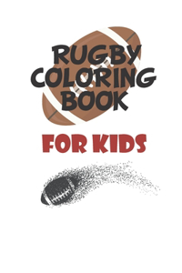 Rugby coloring book for kids
