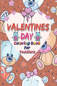 Valentines Day Coloring Book For Toddlers