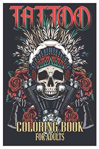 Tattoo Coloring Book for Adults