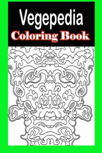 Vegepedia Coloring Book: 50 Vegepedia Coloring pages for coloring