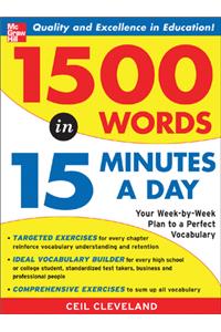 1500 Words in 15 Minutes a Day
