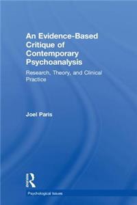 Evidence-Based Critique of Contemporary Psychoanalysis