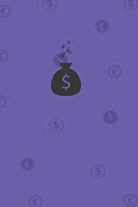 (Navy) Smart Monthly Budget Planner, Blank Lined, Write-in, Undated 3 Year Expense Tracker.