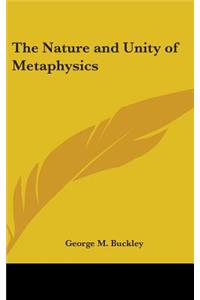 Nature and Unity of Metaphysics