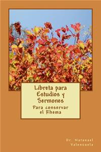 Libreta para Estudios y Sermones