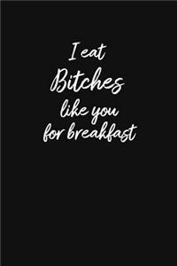 I Eat Bitches Like You for Breakfast