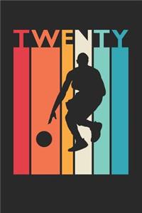 Basketball Notebook for 20 Year Old Women and Men - Vintage Basketball Journal - 20th Birthday Gift for Basketball Player Diary