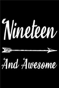 Nineteen And Awesome