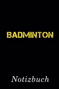 Badminton Notizbuch