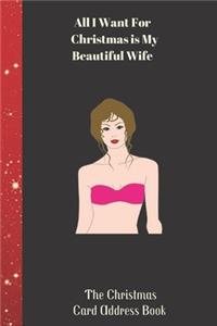 All I Want For Christmas is My Beautiful Wife The Christmas Card Address Book