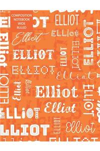 Elliott Composition Notebook Wide Ruled