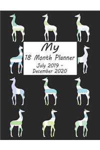 My 18 Month Planner July 2019-December 2020