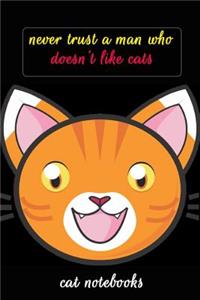 Never Trust a Man Who Doesn't Like Cats